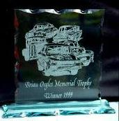 glass trophy