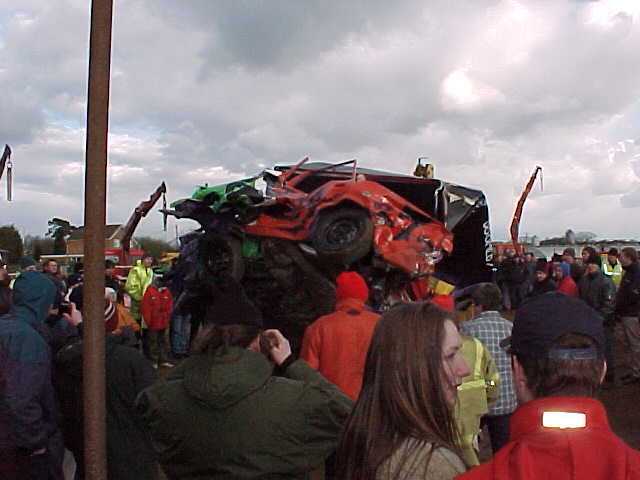 Being lifted off